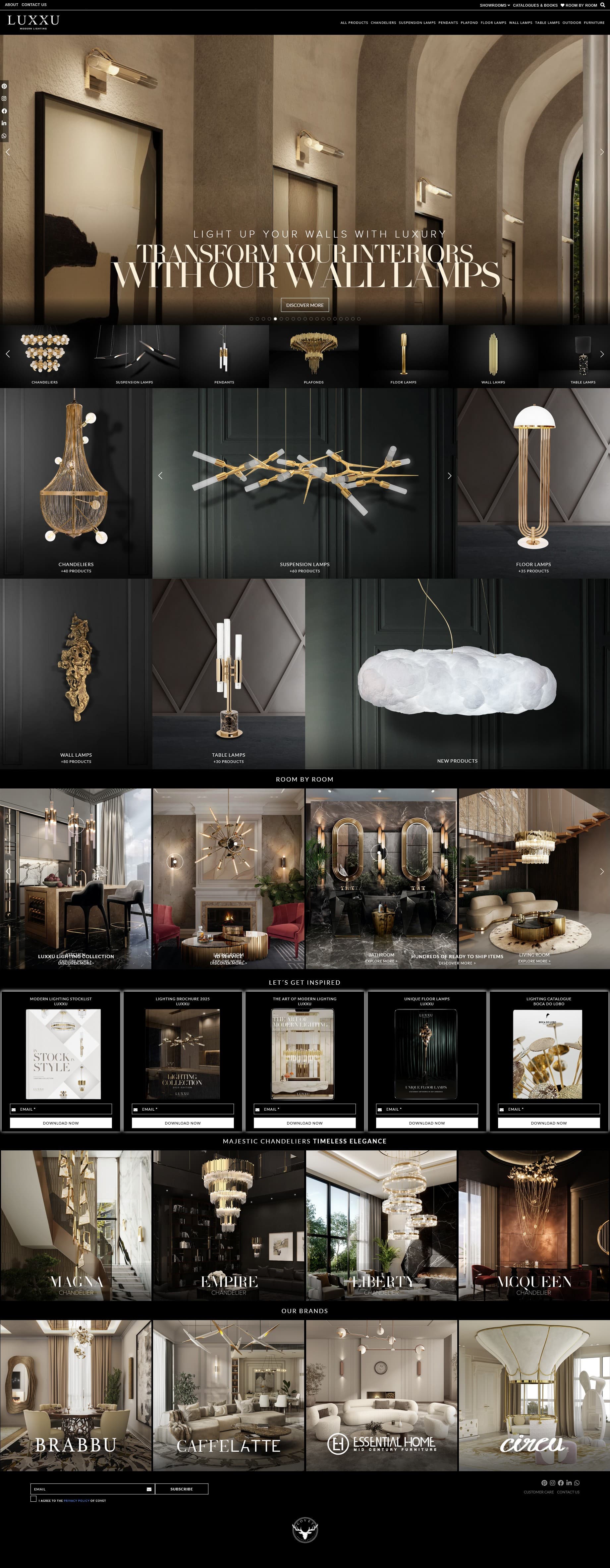 Luxxu Modern Lighting - Desktop screenshot 1